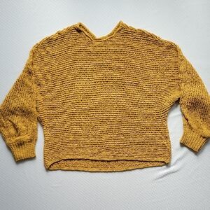 Billabong Size Medium Womens Forever Golden Knit Sweater